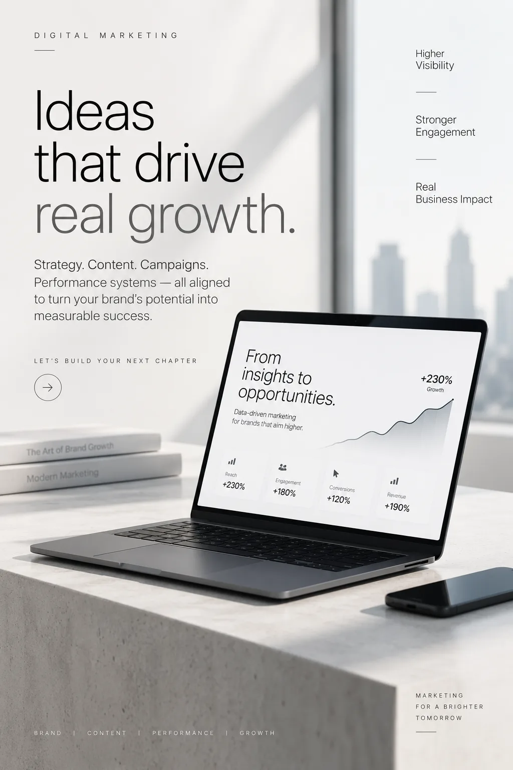 Digital marketing growth strategy and analytics presentation