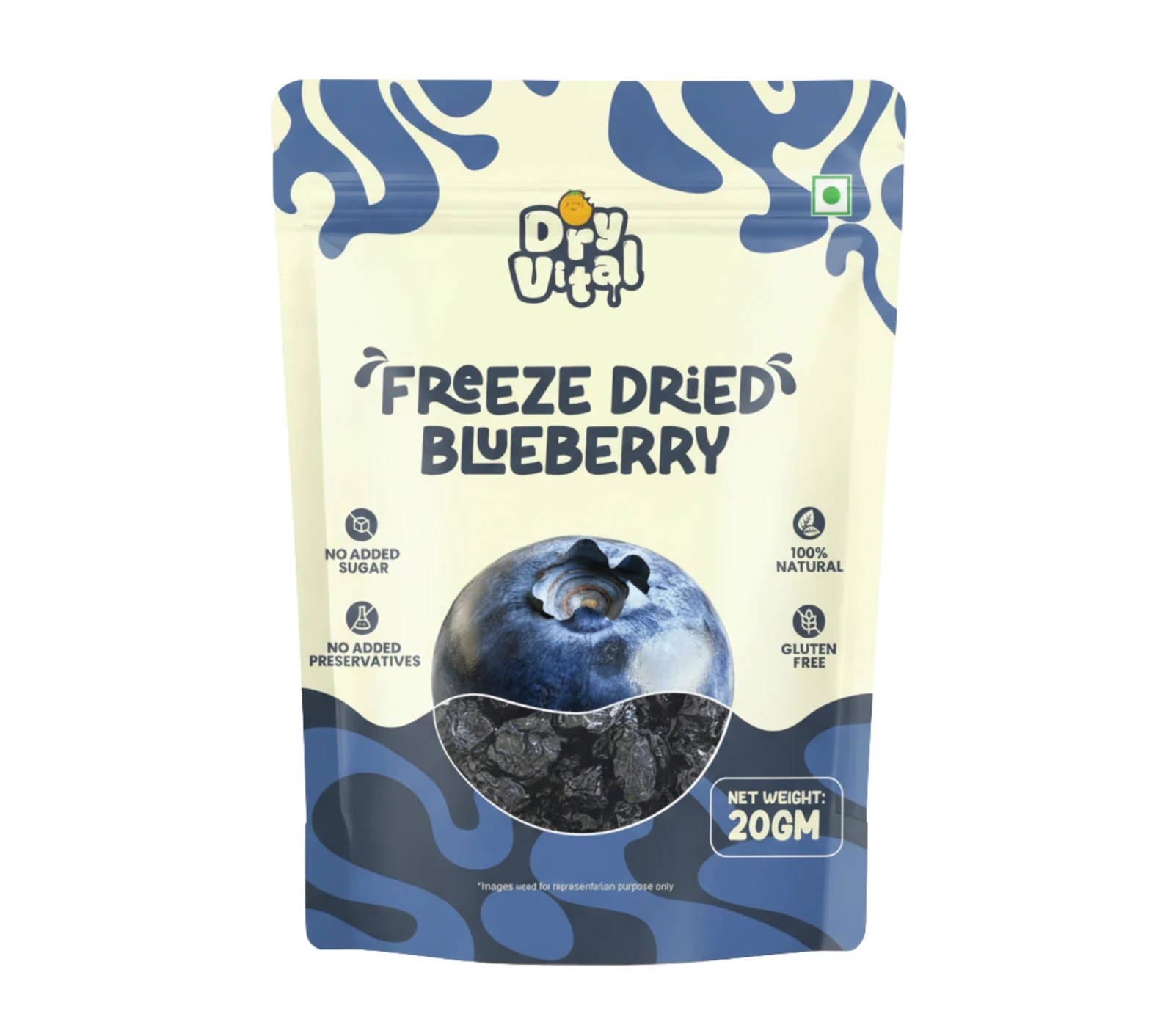 Dryvital freeze-dried blueberry