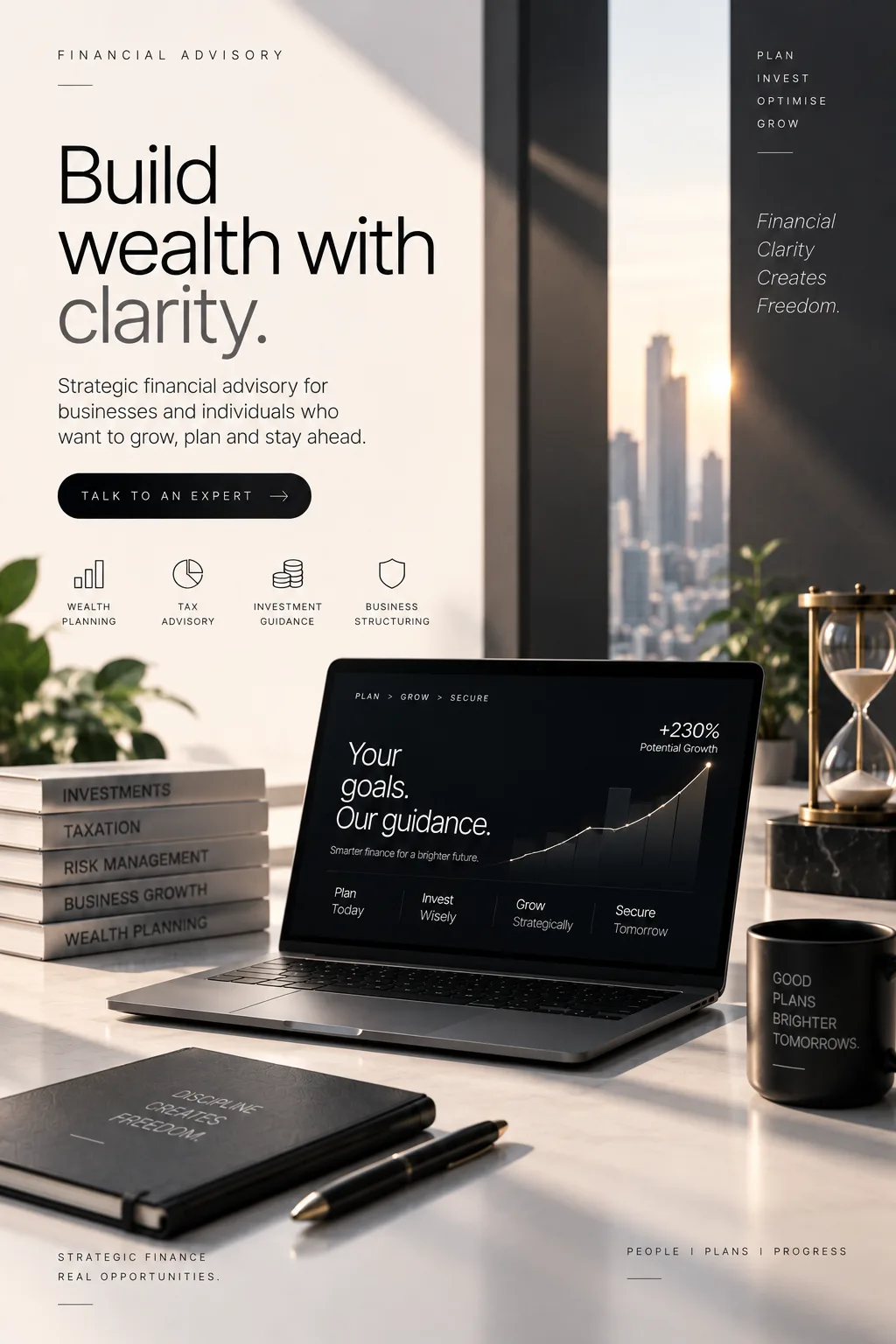 Strategic financial advisory for business clarity and growth