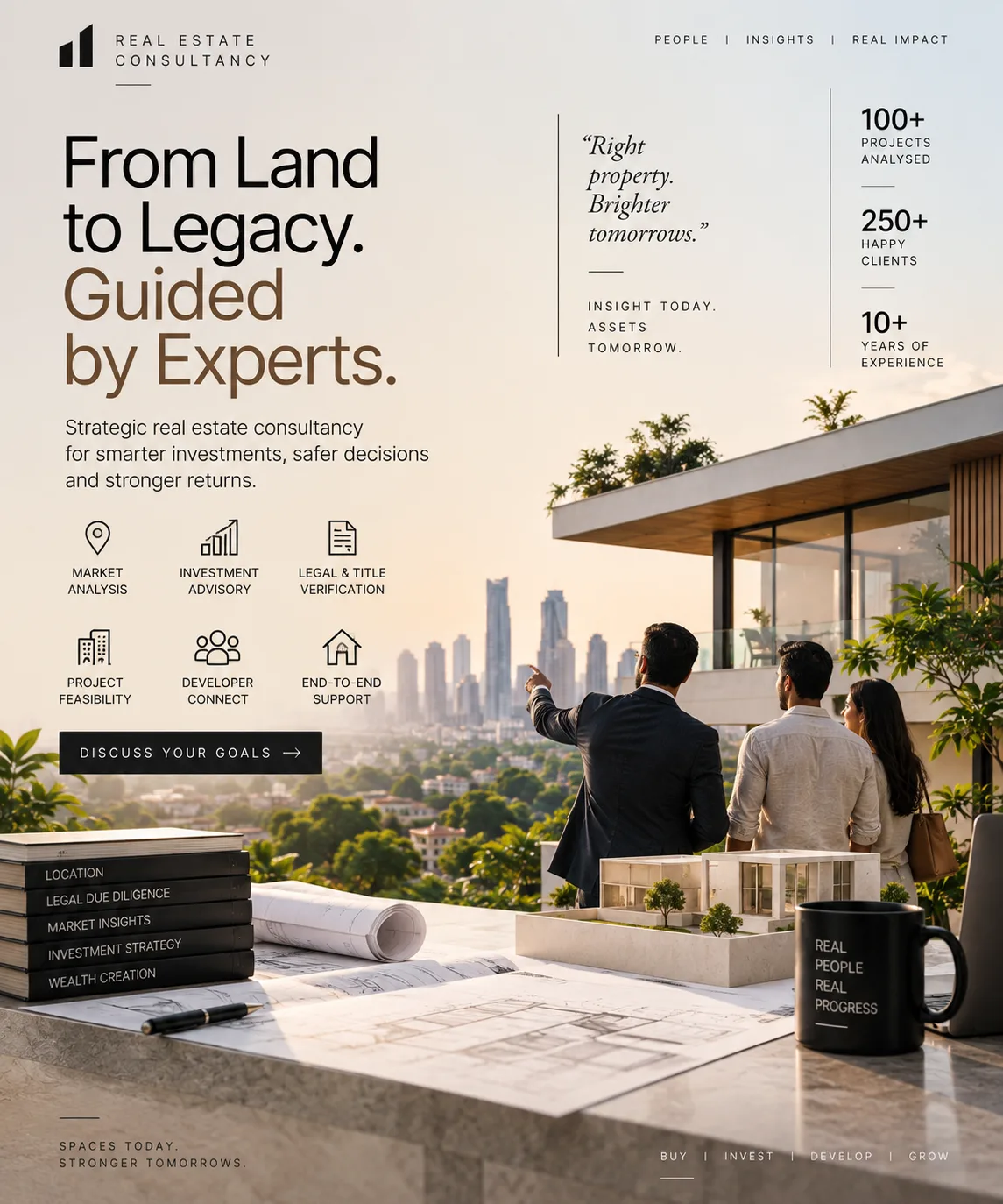 Real estate consultancy for land, development and investment decisions